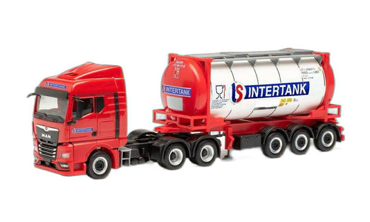 Intertank MAN TGX GM 6x4 スワップコンテナ/ Herpa 1/87 模型 ミニカー