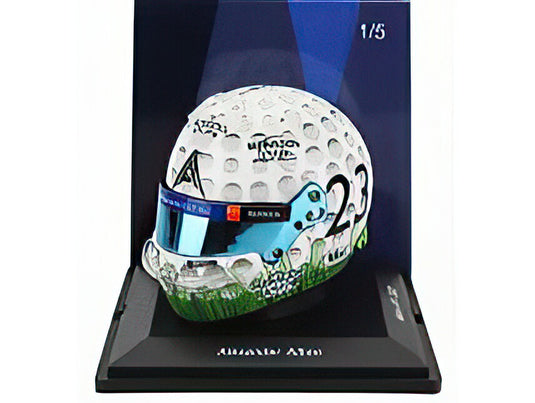 BELL HELMET F1 CASCO HELMET WILLIAMS FW45 TEAM WILLIAMS RACING N 23 MIAMI GP 2023 ALEXANDER ALBON WHITE/Spark 1/5ミニカー