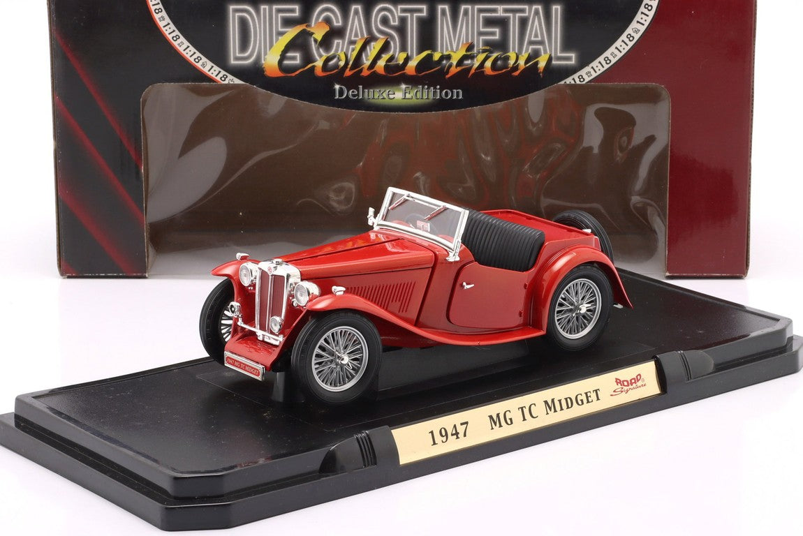 MG TC ミゼット 1947 レッド 1/18 ヤトミン ダイキャスト製ミニカー