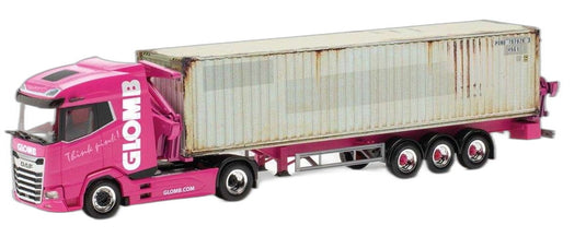 Glomb DAF XF コンテナ サイドローダー 40ft/ Herpa 1/87 模型 ミニカー