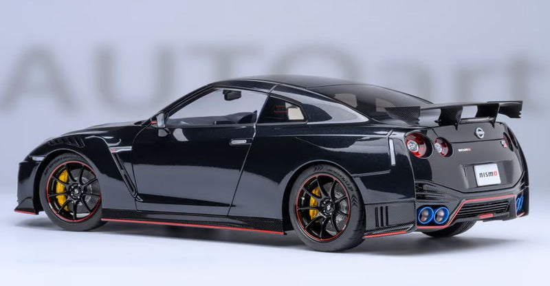 ギャラリービューアに画像をロードする, NISSAN GT-R (R35) NISMO スペシャルエディション 2022 ブラック/ AUTOart 1/18 ミニカー