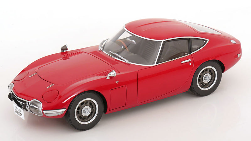 ギャラリービューアに画像をロードする, TOYOTA 2000GT 1967 レッド/ AUTOart 1/18 ミニカー