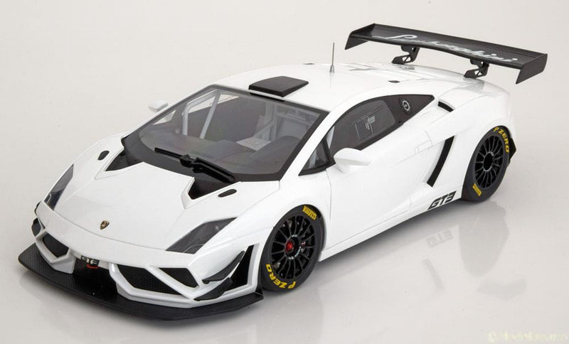 ギャラリービューアに画像をロードする, Lamborghini Gallardo GT3 FL2 2013 ホワイト/ AUTOart 1/18 ミニカー
