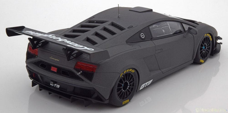 ギャラリービューアに画像をロードする, Lamborghini Gallardo GT3 FL2 2013 マットグレー/ AUTOart 1/18 ミニカー