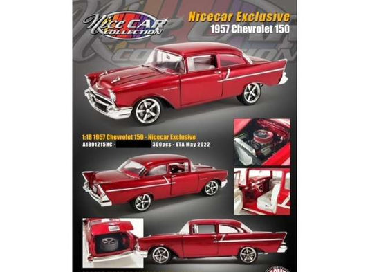 1957 Chevrolet 150 レストモッド レッドホワイト/ACME 1/18ミニカー 300台限定