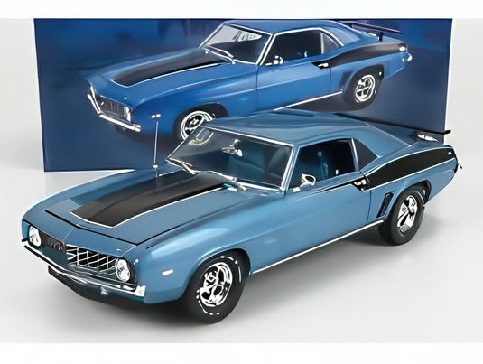 CHEVROLET カマロ COPO クーペ 1969 ライトブルーブラック/ ACME 1/18 1602台限定ミニカー