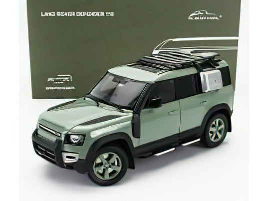 LAND ROVER - NEW DEFENDER 110 75th EDITION 2023 - GREEN BLACK/ALMOST REAL 1/18ミニカー