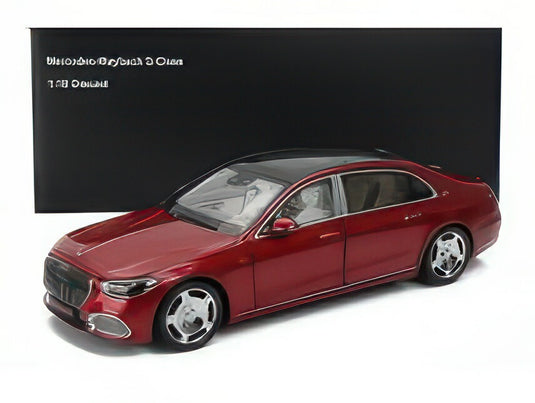 MERCEDES BENZ SCLASS S600 V12 BITURBO MAYBACH 2021 RED/ALMOST-REAL 1/18ミニカー