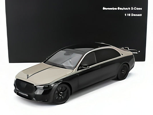 MERCEDES BENZ Sクラス S600 V12 BITURBO マイバッハ 2023 シルバー/ブラック/ Almost-Real 1/18 ミニカー