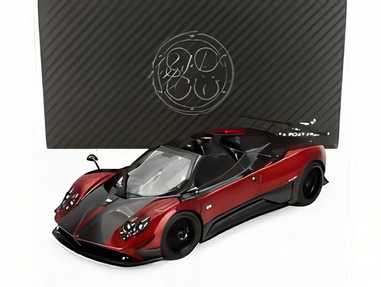 PAGANI ゾンダ チンクエ ロードスター 2009 レッド/ブラック/カーボン/ Almost-Real 1/18 ミニカー