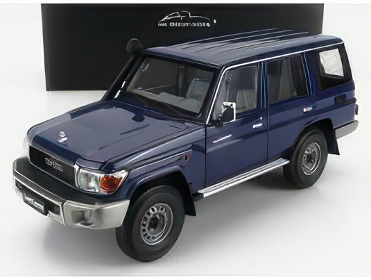 TOYOTA LAND CRUISER GRJ76 2017 BLUE/ALMOST-REAL 1/18ミニカー
