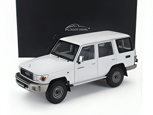 TOYOTA LAND CRUISER 76 2017 WHITE/Almost-Real 1/18ミニカー