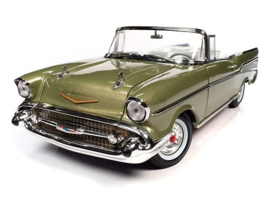 1957 Chevrolet Bel Air コンバーチブル グリーン/AutoWorld 1/18ミニカー