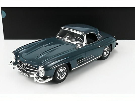 MERCEDES BENZ SLクラス 300SL ロードスター スパイダー (W198 II) 1957 ブルーグレー/ Norev 1/18 ベンツ特注ミニカー
