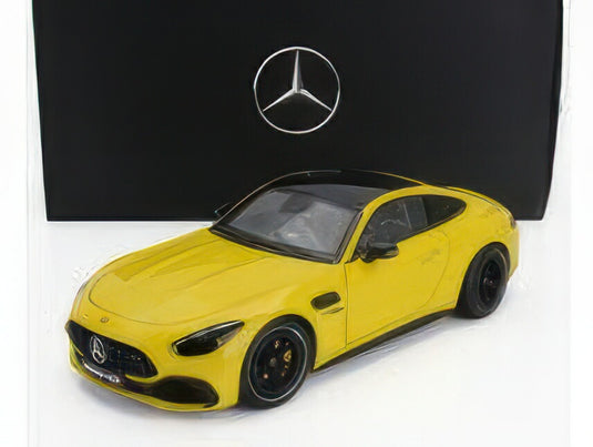 MERCEDES BENZ AMG GT43 (C192) ターボ 2024 イエロー ブラック/ NZG 1/18 ミニカー