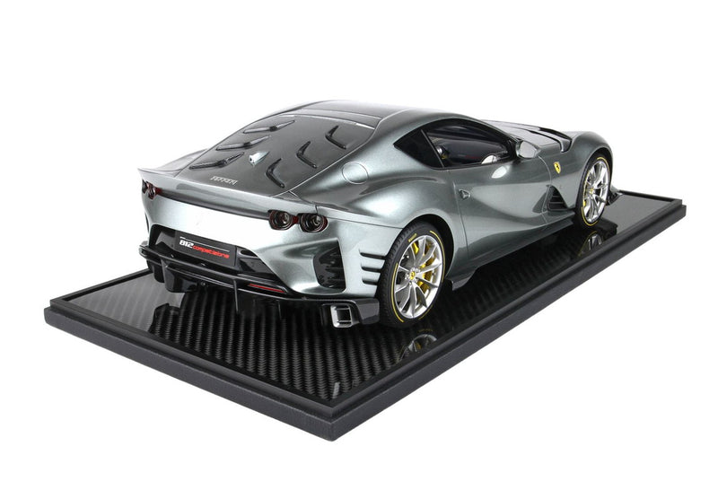 ギャラリービューアに画像をロードする, 【予約】Ferrariフェラーリ 812 Competizione Coburn Grey / BBR 1/12 ミニカー