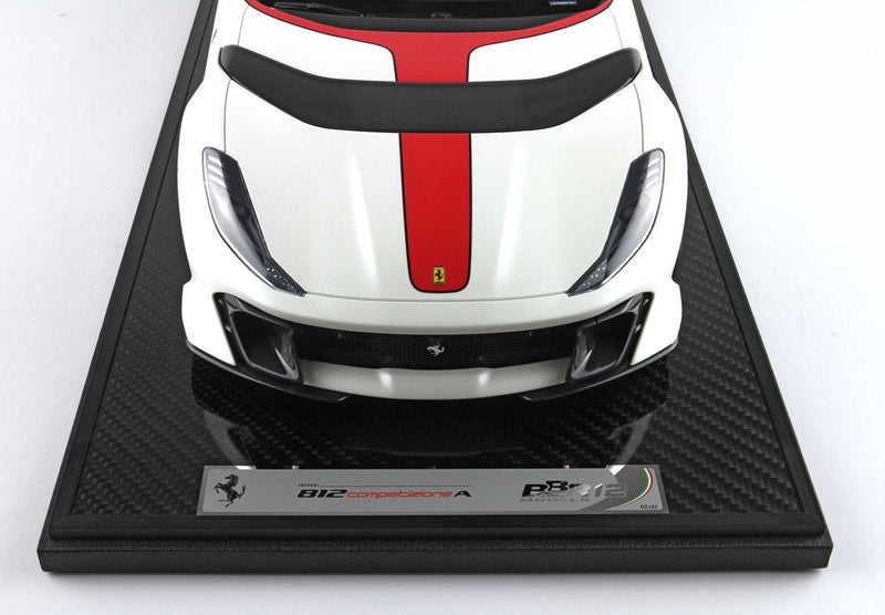 ギャラリービューアに画像をロードする, 【予約】Ferrari 812 Competizione A ホワイトイタリア/ BBR 1/12 20台限定ミニカー