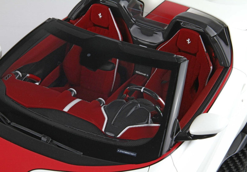 ギャラリービューアに画像をロードする, 【予約】Ferrari 812 Competizione A ホワイトイタリア/ BBR 1/12 20台限定ミニカー