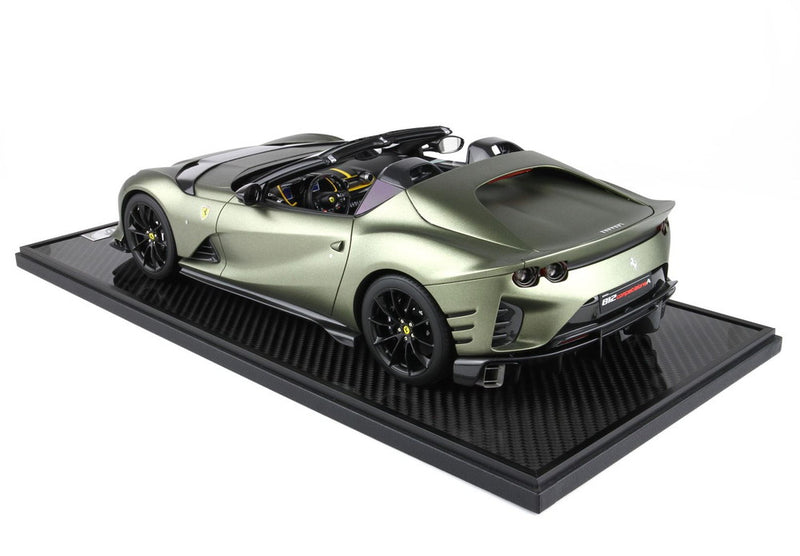 ギャラリービューアに画像をロードする, 【予約】Ferrari 812 Competizione A マットマンツォーニグリーン/ BBR 1/12 15台限定ミニカー