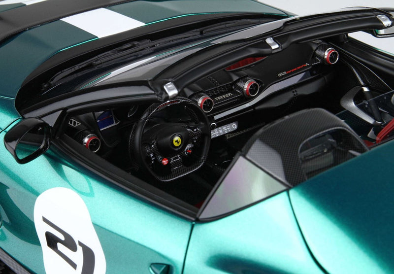 ギャラリービューアに画像をロードする, 【予約】Ferrari 812 Competizione A グリーンジュエル/ BBR 1/12 20台限定ミニカー