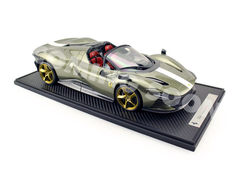 ギャラリービューアに画像をロードする, 【予約】Ferrari Daytona SP3 Serie Icona オープンルーフ ヴェルデマンツォーニグロス/ BBR 1/12 13台限定ミニカー