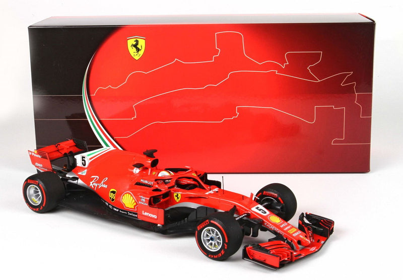 ギャラリービューアに画像をロードする, 【予約】Ferrari SF71-H カナダGP 2018 S.ベッテル ウィナー/ BBR 1/18 ミニカー
