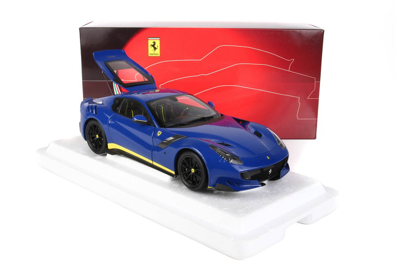 ギャラリービューアに画像をロードする, 【予約】Ferrariフェラーリ F12 TDF Azzurro Dino yellow detail / BBR 1/18 ミニカー