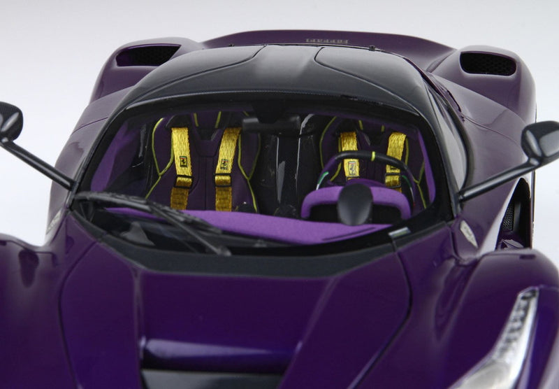 ギャラリービューアに画像をロードする, 【予約】Ferrari LaFerrari 2012 オープンダイキャスト スペシャルパック パープルドバイ ヴィオラヴィオ テーラーメイド/ BBR 1/18 300台限定ミニカー