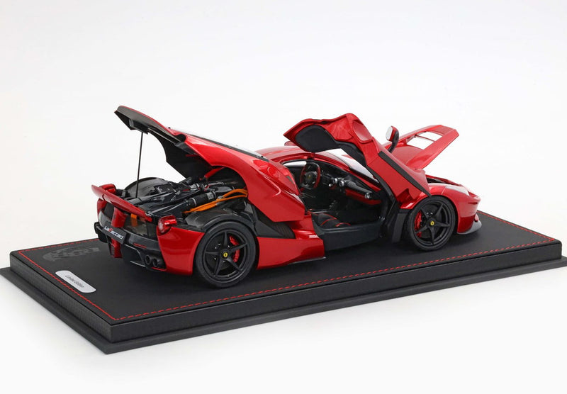 ギャラリービューアに画像をロードする, 【予約】Ferrariフェラーリ LaFerrari 2012 open diecast rosso F1 2007 luxury pack 限定100台 / BBR 1/18 ミニカー