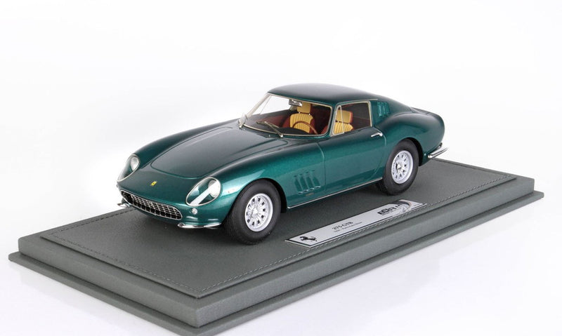 ギャラリービューアに画像をロードする, 【予約】Ferrari 275 GTB パリオートショー 1964 ダークグリーン/ BBR 1/18 200台限定ミニカー