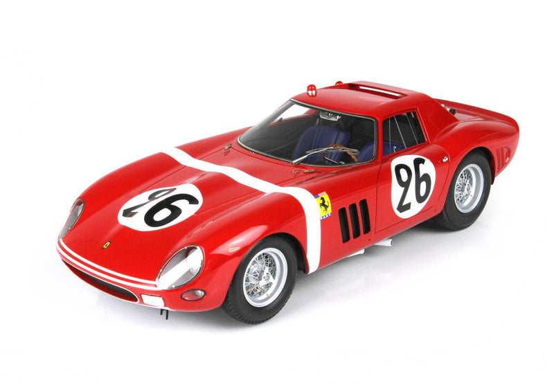 ギャラリービューアに画像をロードする, 【予約】Ferrari 250 GTO 24h ルマン 1964 SN 5571 GT N. 26 Hugus Rosinski/ BBR 1/18 200台限定ミニカー
