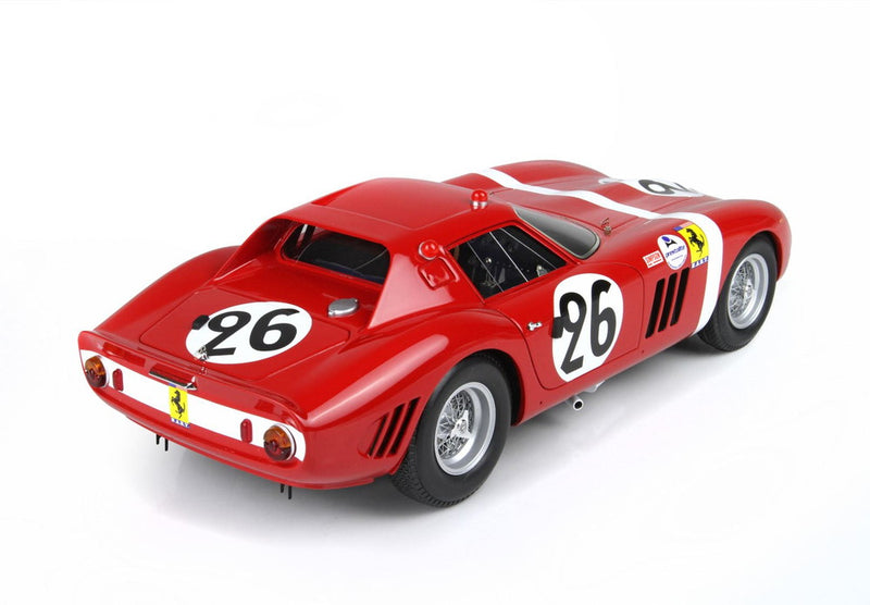 ギャラリービューアに画像をロードする, 【予約】Ferrari 250 GTO 24h ルマン 1964 SN 5571 GT N. 26 Hugus Rosinski/ BBR 1/18 200台限定ミニカー