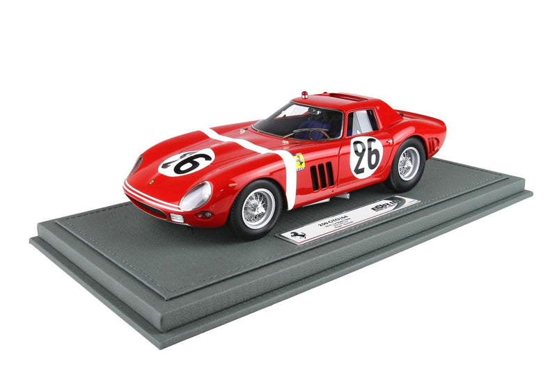 ギャラリービューアに画像をロードする, 【予約】Ferrari 250 GTO 24h ルマン 1964 SN 5571 GT N. 26 Hugus Rosinski/ BBR 1/18 200台限定ミニカー