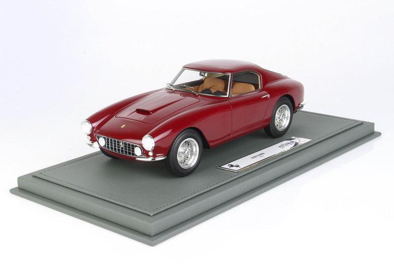 ギャラリービューアに画像をロードする, 【予約】Ferrari 250 GT Berlinetta Passo Corto ダークレッドクレヨン/ BBR 1/18 200台限定ミニカー