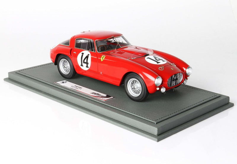 ギャラリービューアに画像をロードする, 【予約】Ferrari 340 MM SN 0322 24h ルマン 1953 ドライバー Farina Hawthorn/ BBR 1/18 250台限定ミニカー