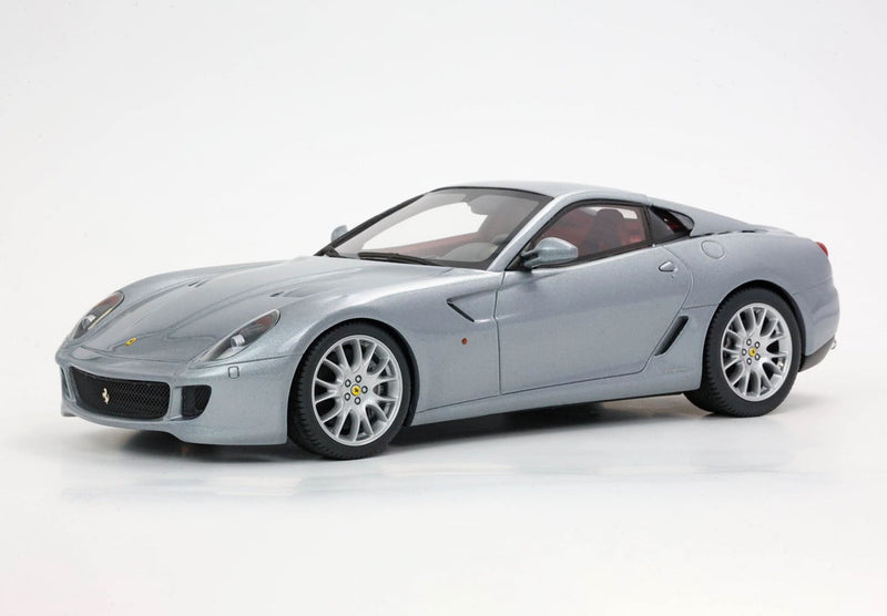 ギャラリービューアに画像をロードする, 【予約】Ferrari 599 GTB Fiorano 2006 オートマチックギア Made In Italy チタングレー ボルドーインテリア/ BBR 1/18 72台限定ミニカー