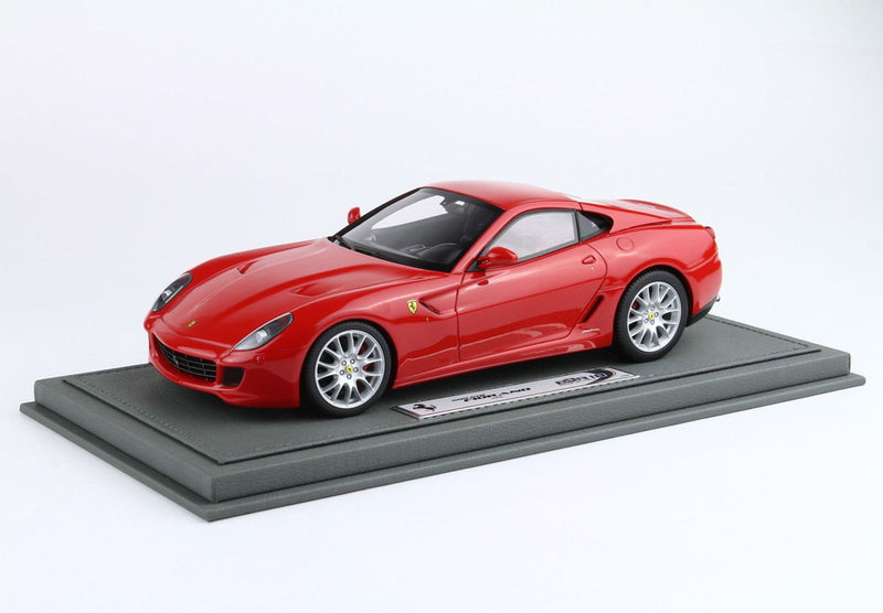 ギャラリービューアに画像をロードする, 【予約】Ferrari 599 GTB Fiorano 2006 マニュアルギア Made In Italy レースレッド ブラックインテリア/ BBR 1/18 90台限定ミニカー
