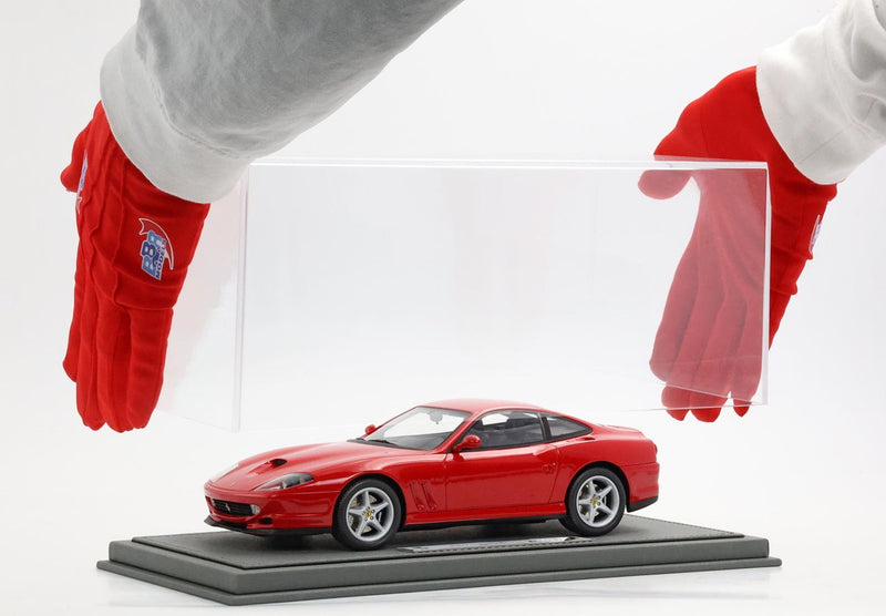 ギャラリービューアに画像をロードする, 【予約】Ferrariフェラーリ 550 Maranello 1996 made in italy Rosso Corsa Black / BBR 1/18 ミニカー