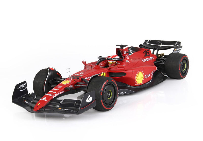 ギャラリービューアに画像をロードする, 【予約】Ferrari F1-75 バーレーンGP 2022 ウィナー C.ルクレール/ BBR 1/18 ミニカー