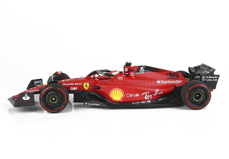 ギャラリービューアに画像をロードする, 【予約】Ferrari F1-75 バーレーンGP 2022 ウィナー C.ルクレール/ BBR 1/18 ミニカー