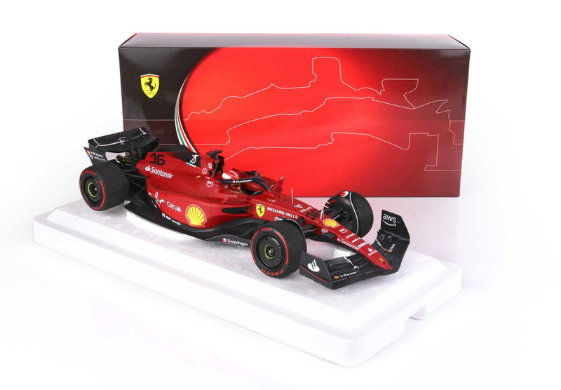 ギャラリービューアに画像をロードする, 【予約】Ferrari F1-75 バーレーンGP 2022 ウィナー C.ルクレール/ BBR 1/18 ミニカー