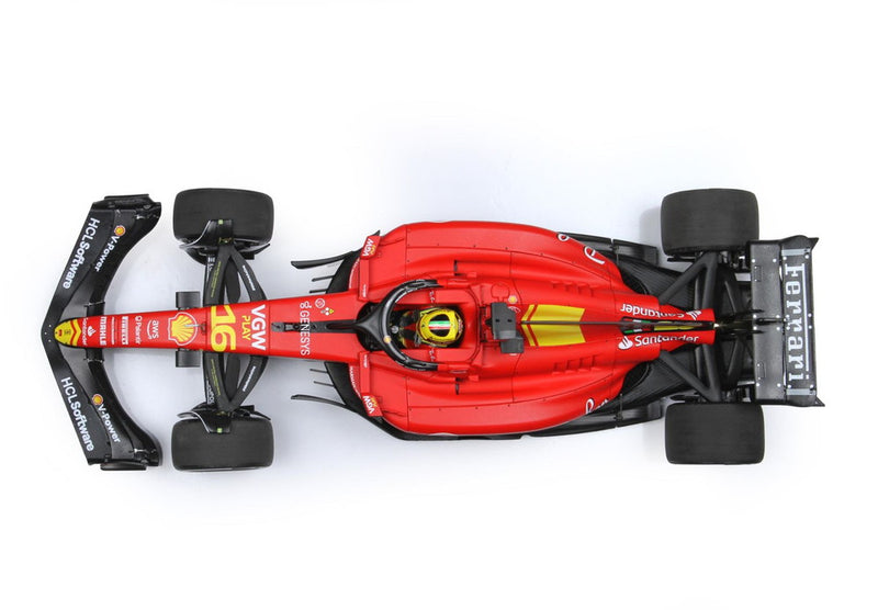 ギャラリービューアに画像をロードする, FERRARI F1 SF 23 TEAM SCUDERIA FERRARI N 16 4th MONZA ITALY GP 2023 CHARLES LECLERC RED BLACK YELLOW/BBR 1/18ミニカー