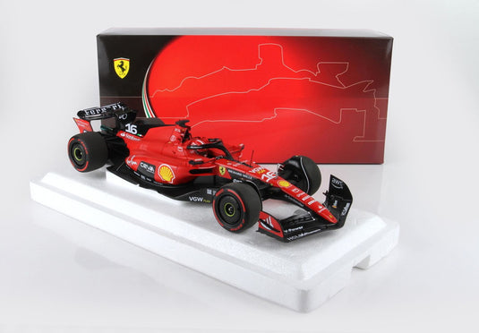 FERRARI F1 SF 23 TEAM SCUDERIA FERRARI N 16 3rd BELGIUM GP 2023 CHARLES LECLERC RED BLACK/BBR 1/18ミニカー