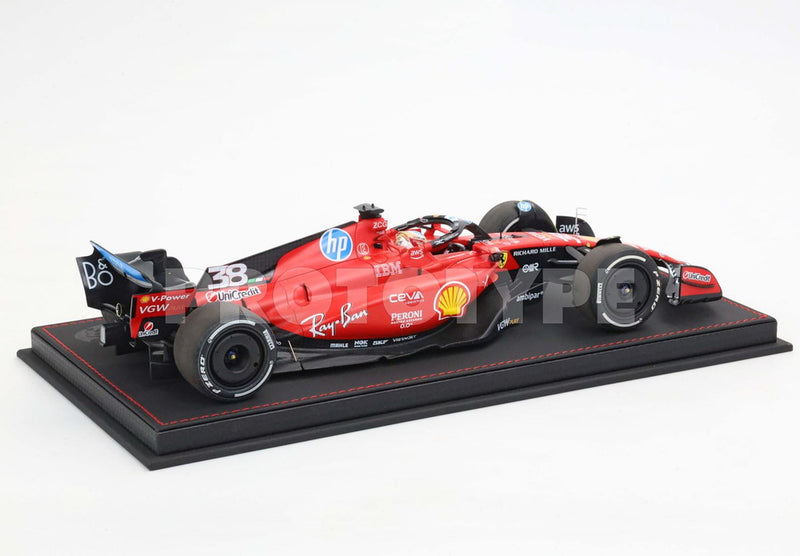 ギャラリービューアに画像をロードする, 【予約】Ferrari SF23 周冠宇 ラグジュアリーパック フィオラノテスト 2025 N.38/ BBR 1/18 ミニカー