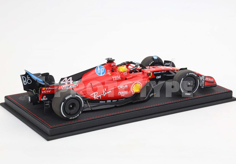 ギャラリービューアに画像をロードする, 【予約】Ferrari SF23 ハミルトン ラグジュアリーパック フィオラノテスト 2025 N.44/ BBR 1/18 ミニカー