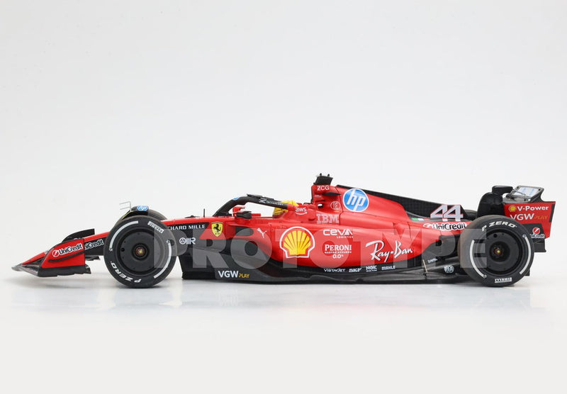 ギャラリービューアに画像をロードする, 【予約】Ferrari SF23 ハミルトン ラグジュアリーパック フィオラノテスト 2025 N.44/ BBR 1/18 ミニカー