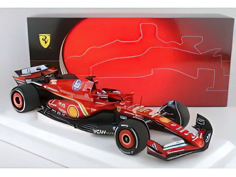 ギャラリービューアに画像をロードする, 【予約】Ferrari SF24 モナコGP 2024 ダイキャスト ポリフォームパック ウィナー ルクレール/ BBR 1/18 ミニカー