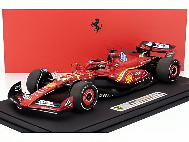 ギャラリービューアに画像をロードする, 【予約】Ferrari SF24 モナコGP 2024 ダイキャスト ラグジュアリーパッケージ ウィナー ルクレール/ BBR 1/18 455台限定ミニカー