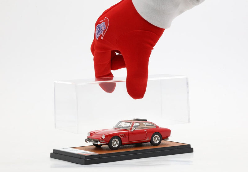 ギャラリービューアに画像をロードする, 【予約】Ferrariフェラーリ 330 GT 2+2 Single light open roof red cuoio interior S/N 7843 / BBR 1/43 ミニカー