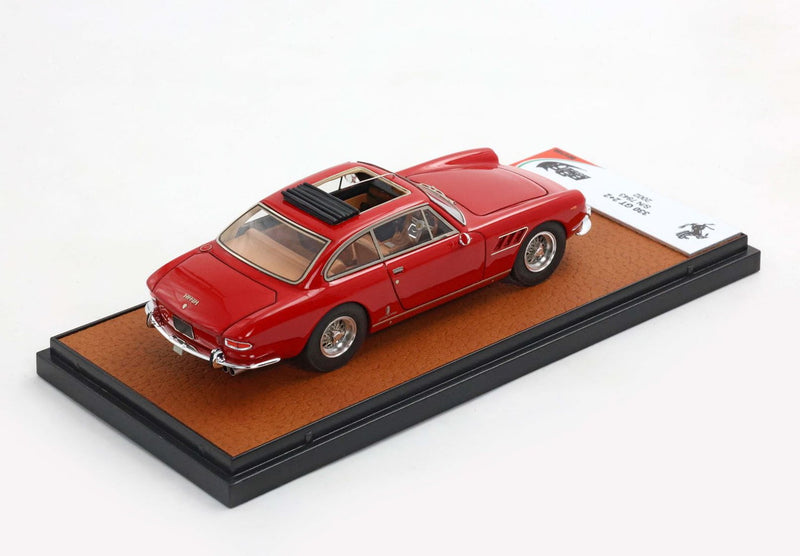 ギャラリービューアに画像をロードする, 【予約】Ferrariフェラーリ 330 GT 2+2 Single light open roof red cuoio interior S/N 7843 / BBR 1/43 ミニカー